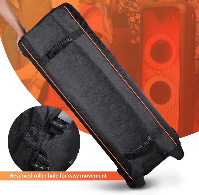 OUKNAK حقيبة سفر مكبر الصوت بديلة لسلسلة JBL Party Box، حقيبة حمل محمولة وظهر لمكبر صوت JBL (لـ partybox 1000) - Image 2